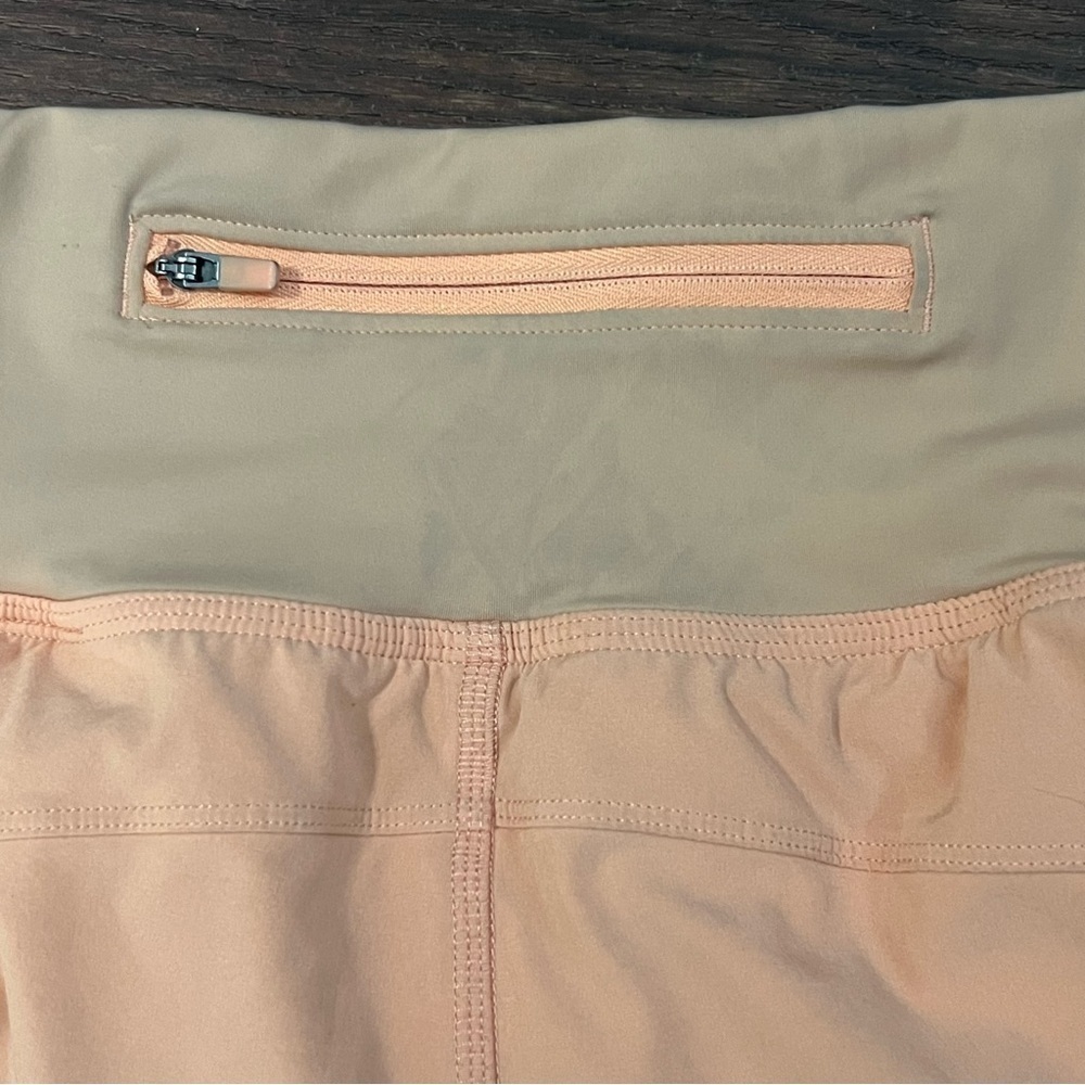 Gilly Hicks Peach and White Lined Athletic Running Shorts Women’s Size XS - Picture 5 of 10